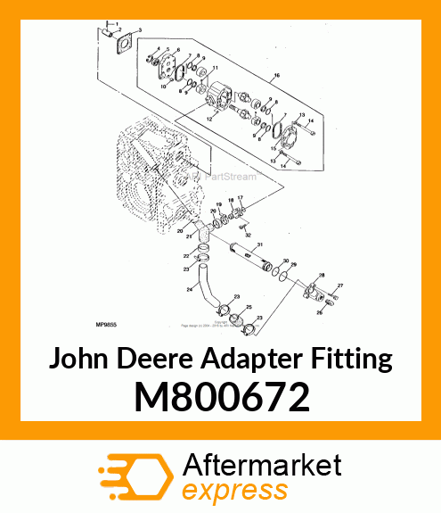 ADAPTER FITTING, FITTING, ADAPTER M800672