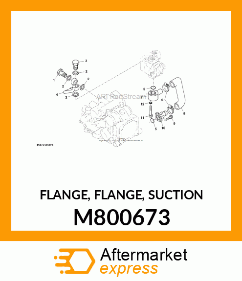 FLANGE, FLANGE, SUCTION M800673