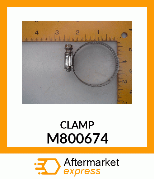 HOSE CLAMP, CLAMP, HOSE 48 M800674