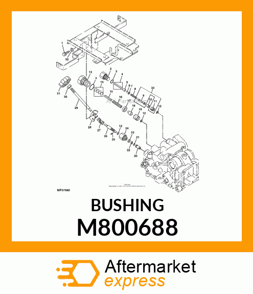 BUSHING, COLLAR 6.6 M800688