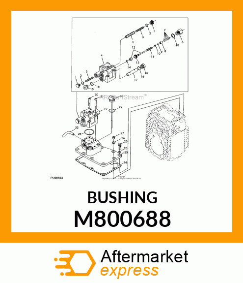 BUSHING, COLLAR 6.6 M800688