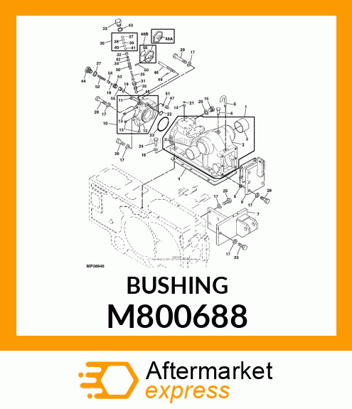 BUSHING, COLLAR 6.6 M800688