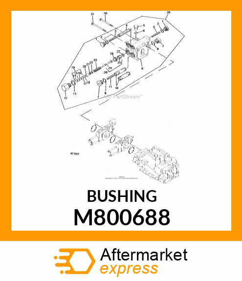 BUSHING, COLLAR 6.6 M800688