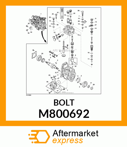 BOLT, BOLT 8 M800692