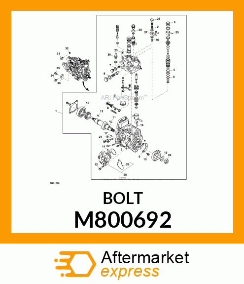 BOLT, BOLT 8 M800692