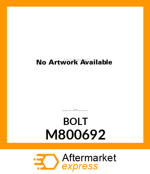 BOLT, BOLT 8 M800692