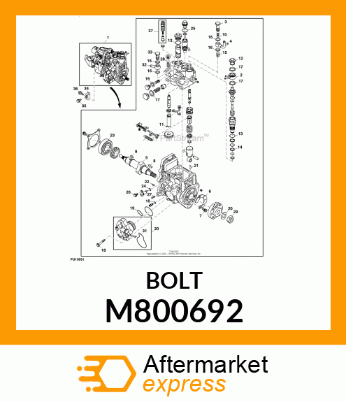 BOLT, BOLT 8 M800692