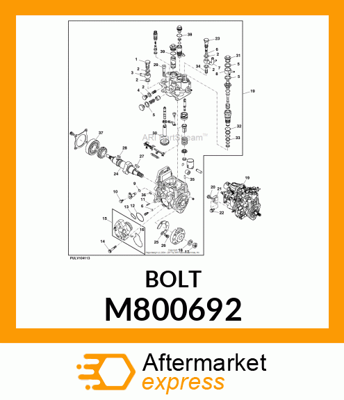 BOLT, BOLT 8 M800692