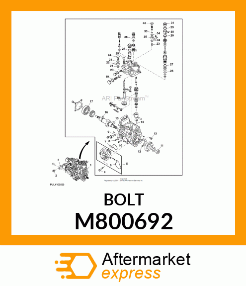 BOLT, BOLT 8 M800692