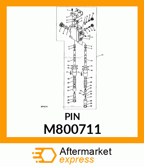 Spring Pin M800711