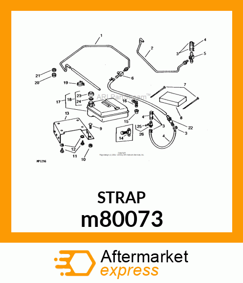 RETAINER, HARNESS m80073