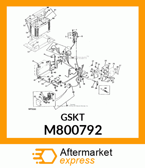 GASKET, GASKET, SENDER M800792