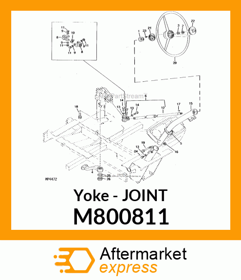 Yoke - JOINT M800811