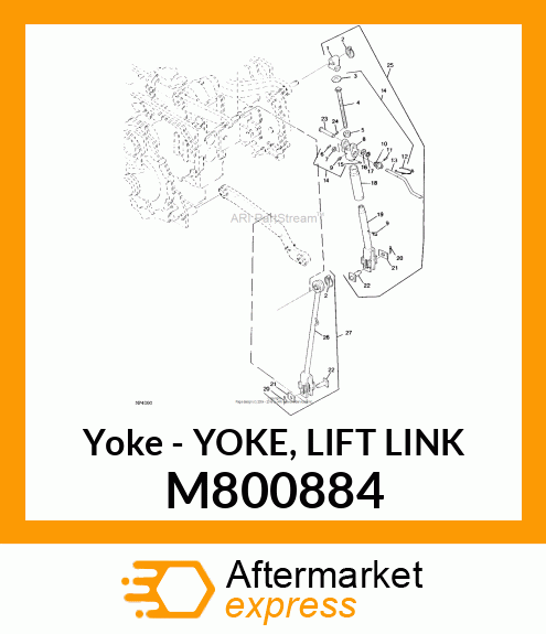 Yoke - YOKE, LIFT LINK M800884