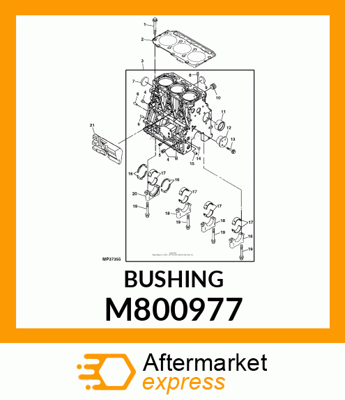 BUSH, CAMSHAFT M800977