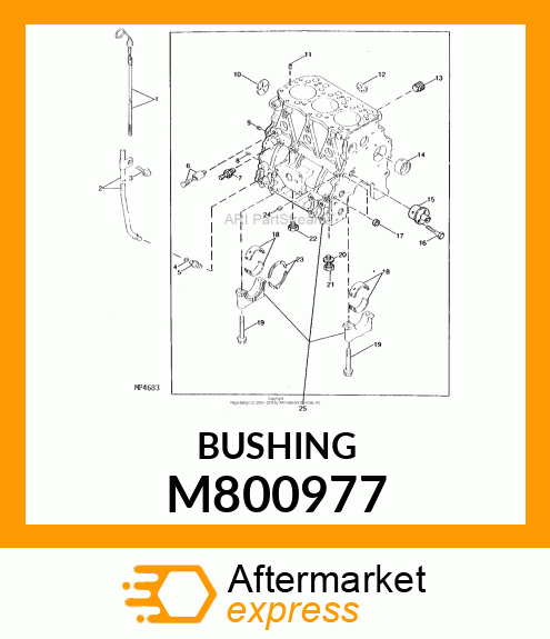 BUSH, CAMSHAFT M800977