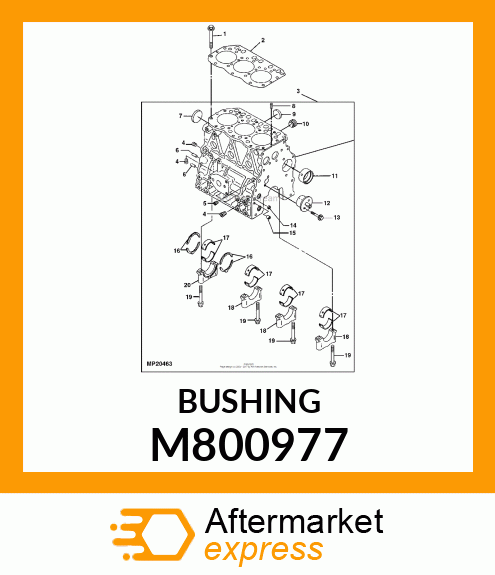 BUSH, CAMSHAFT M800977