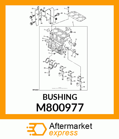 BUSH, CAMSHAFT M800977