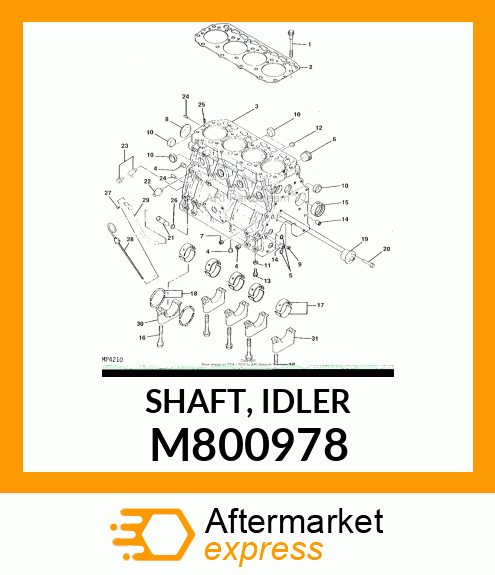 SHAFT, IDLER M800978