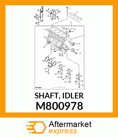 SHAFT, IDLER M800978