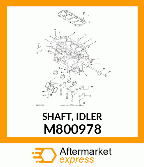 SHAFT, IDLER M800978