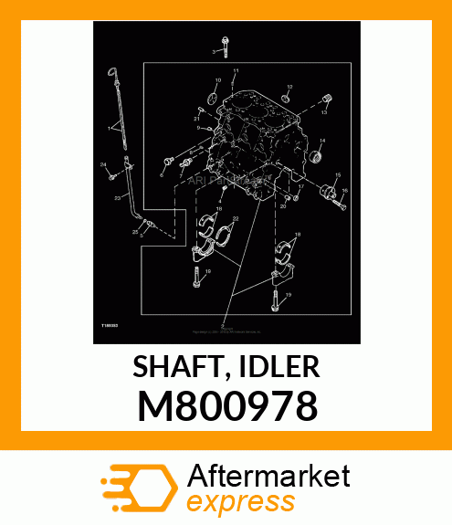 SHAFT, IDLER M800978