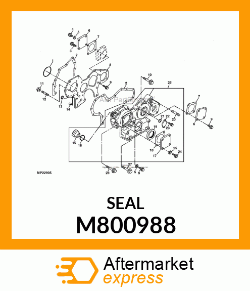 OIL SEAL M800988