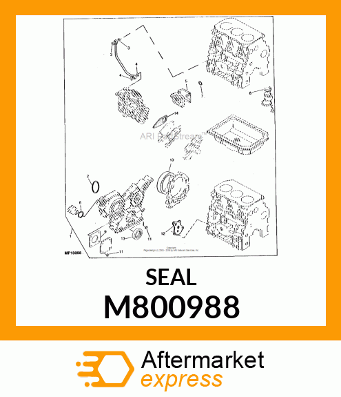 OIL SEAL M800988