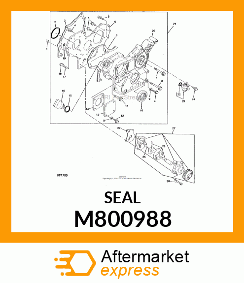 OIL SEAL M800988