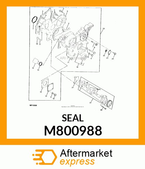 OIL SEAL M800988