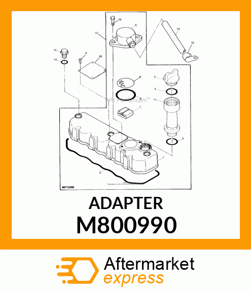 Extension Oil Filler M800990