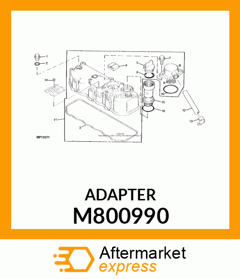 Extension Oil Filler M800990