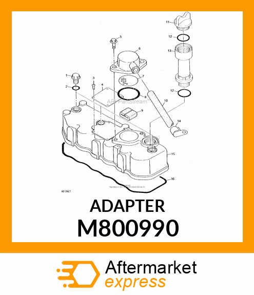 Extension Oil Filler M800990