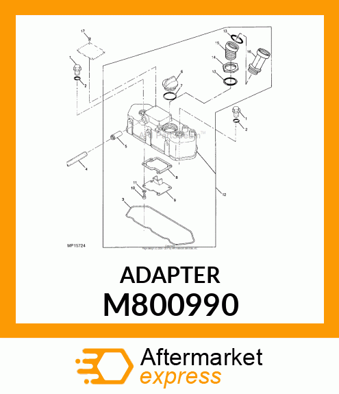 Extension Oil Filler M800990