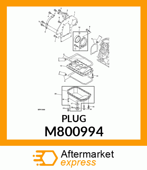 PLUG, OIL DRAIN M800994