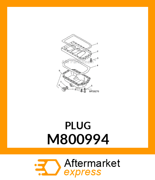 PLUG, OIL DRAIN M800994