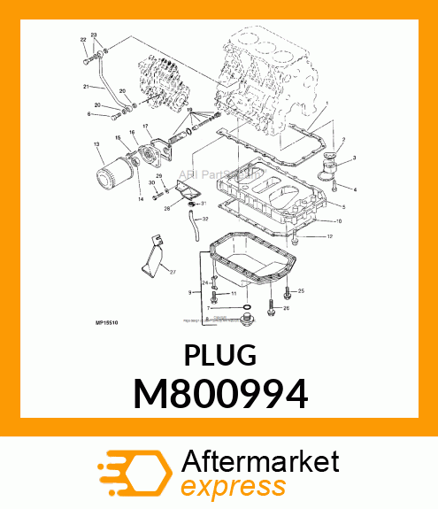 PLUG, OIL DRAIN M800994