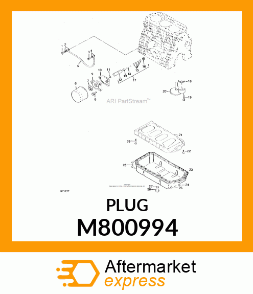 PLUG, OIL DRAIN M800994