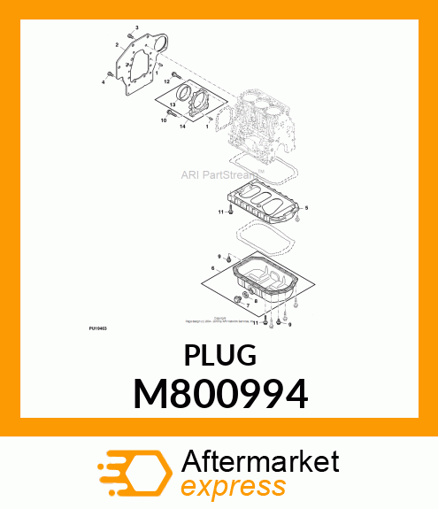 PLUG, OIL DRAIN M800994