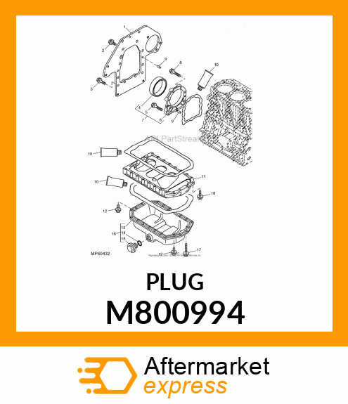 PLUG, OIL DRAIN M800994