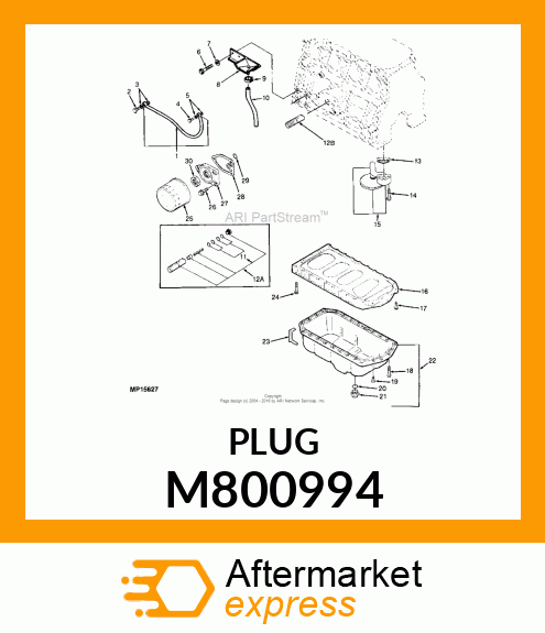 PLUG, OIL DRAIN M800994