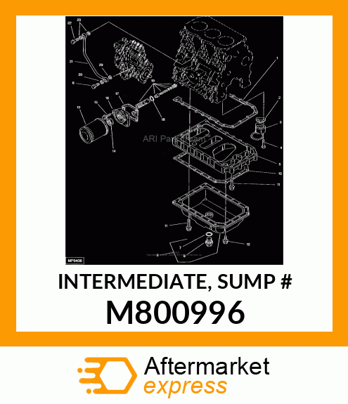 INTERMEDIATE, SUMP # M800996