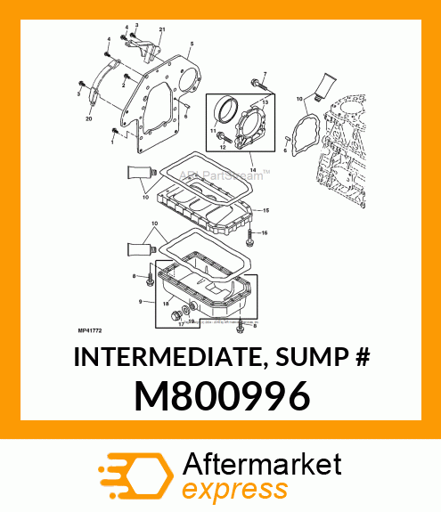 INTERMEDIATE, SUMP # M800996