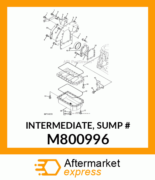 INTERMEDIATE, SUMP # M800996