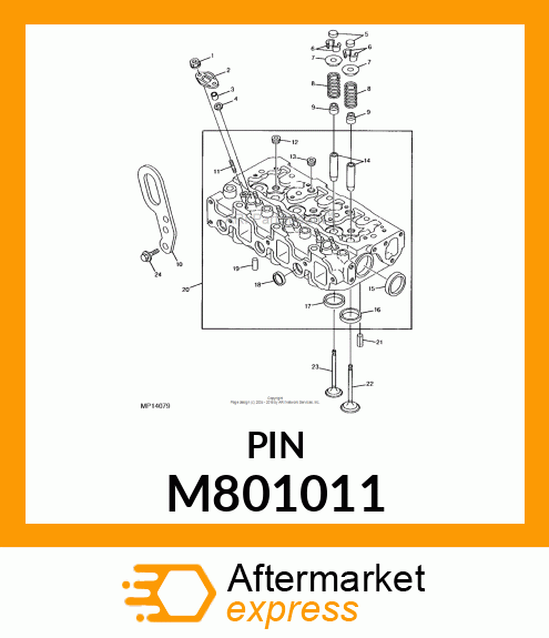 BOLT, 6 X 30 M801011