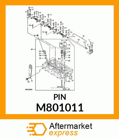 BOLT, 6 X 30 M801011