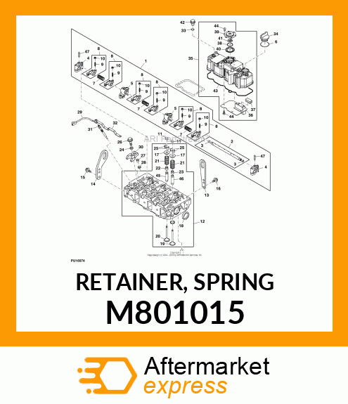 RETAINER, SPRING M801015