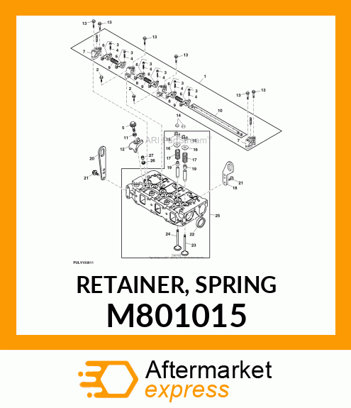 RETAINER, SPRING M801015