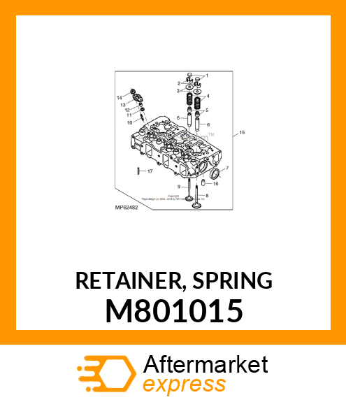 RETAINER, SPRING M801015