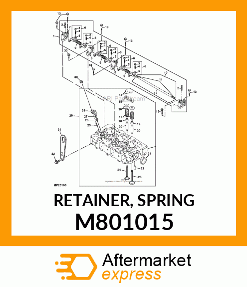 RETAINER, SPRING M801015